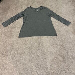 Torrid Super Soft Knits Top with Lattice Cutout